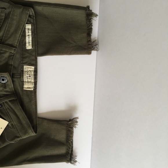 Lucky Brand Olive Colored Skinny Jeans - Picture 3 of 4